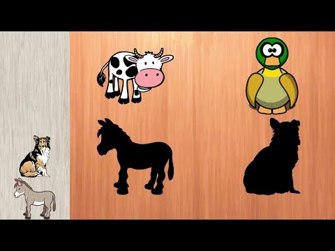 Animals Puzzles For Toddlers | Kids Want to Play with Animal Toys Cow, Dog, Cat, Fish and More - YouTube