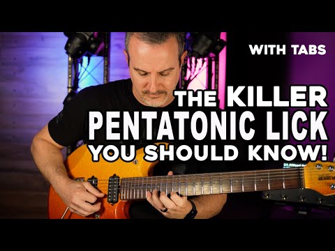 Killer pentatonic lick you should know! (with tabs)