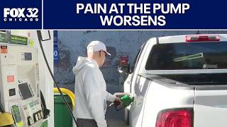Illinois gas prices spike again as pain at the pump worsens