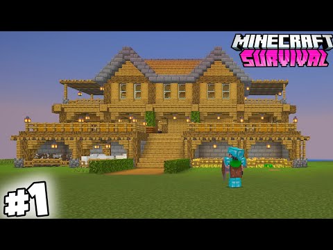 Minecraft PE 1.21 Survival Series EP-1 | The Ultimate Survival Journey Begins! 🔥