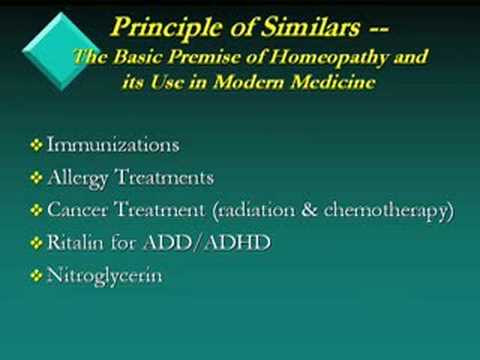 #1 What Homeopathy Is: Correcting the Misinformation