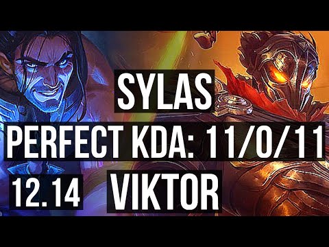 SYLAS vs VIKTOR (MID) | 11/0/11, 71% winrate, Legendary | EUW Master | 12.14