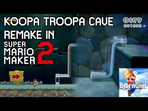 Koopa Troopa Cave Remake In Super Mario Maker 2