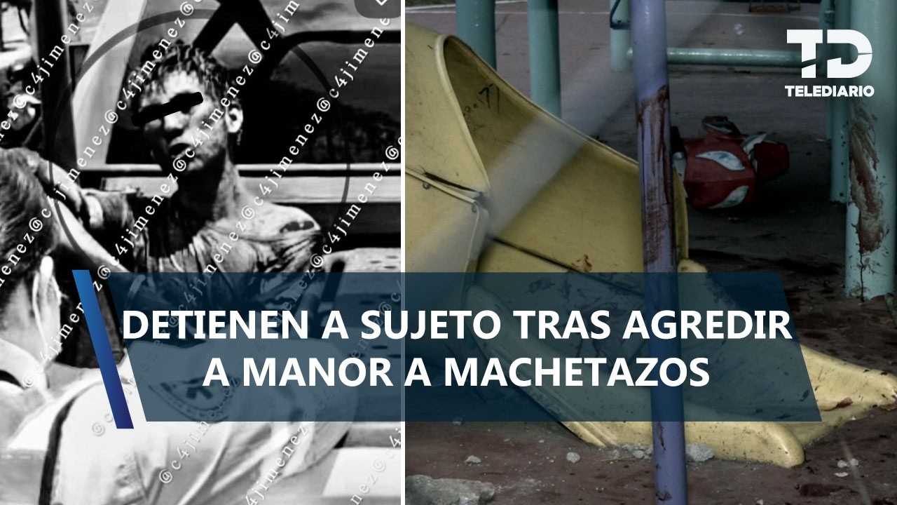¡Vecinos casi lo linchan! Jordan ataca a menor de 4 años con machete en la alcaldía Álvaro Obregón
