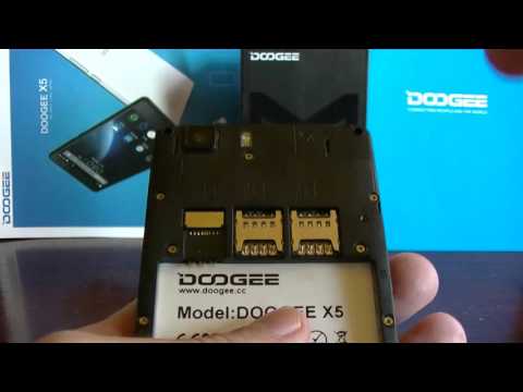 DOOGEE X5 - microSD - microSIM - Akkumulátor | ITFroccs.hu