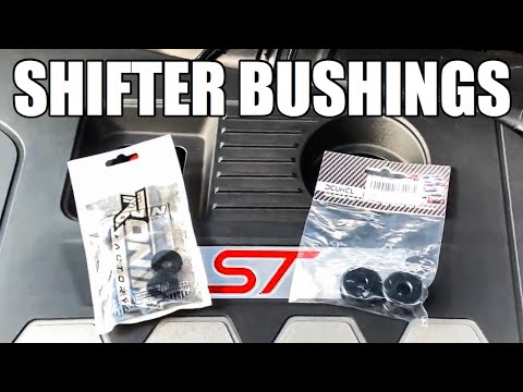 Installing Shifter Bracket & Cable Bushings on a Focus ST! (Huge Improvement)
