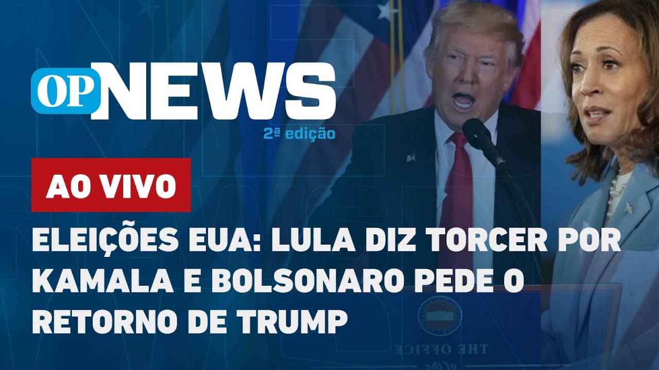 🔴AO VIVO: Eleições EUA: Lula diz torcer por Kamala e Bolsonaro pede o retorno de Trump | O POVO NEWS