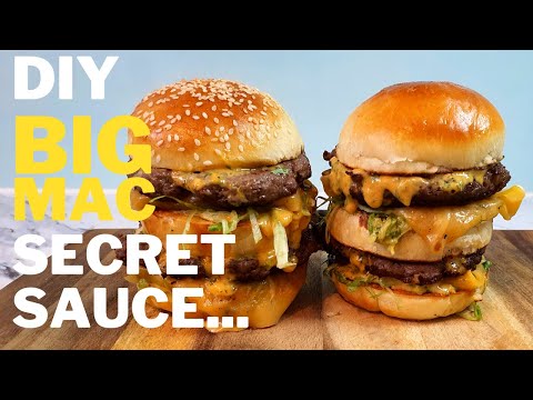 Make BIG MAC Burgers at Home | BIG MAC SECRET SAUCE