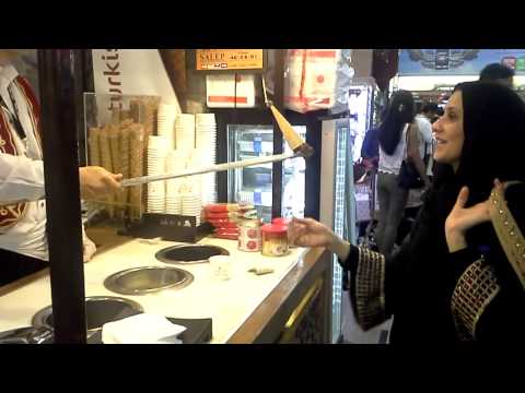 Funny Turkish Ice Cream Seller