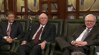 Buffett, Munger & Gates on Fox Business - Lifestyle, Reading, VP Picks & Motivations