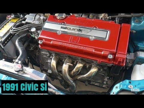 Skunk2 V2 Alpha Header Install - 1991 Civic Si Build B16A