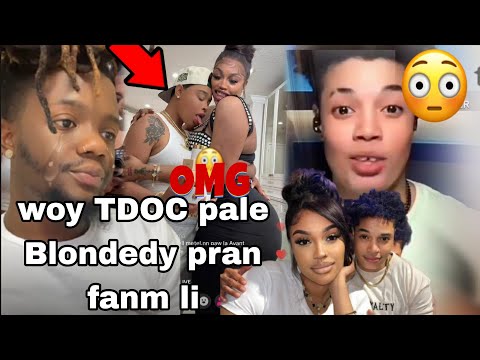 Safè lèd Blondedy pran lang ak  Adele lipran l nan men TDOC zen pete TDOC voye  mesaj bay Blondedy 