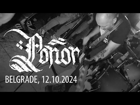 PONOR - Live in Belgrade / 12.10.2024 (FULL SET)