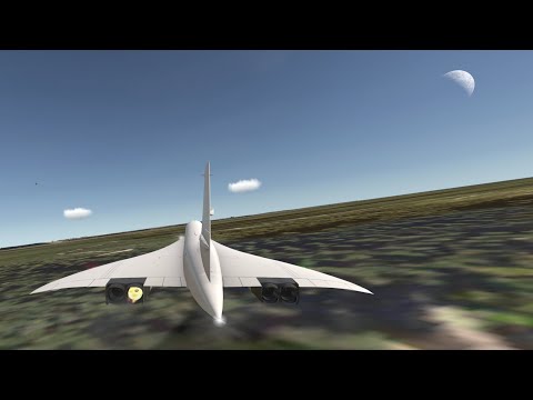 Concorde Landing with ONE ENGINE