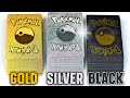 Opening Pokemon cards - GOLD -  SILVER - BLACK