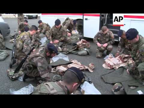 On Base with French 'vigipirate' forces as security surge swings into operation