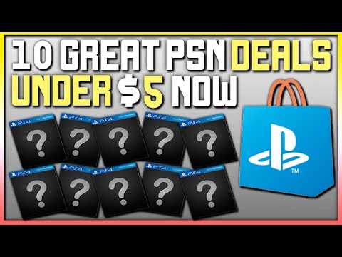 10 AWESOME PSN GAME DEALS UNDER $5 RIGHT NOW - GREAT PS4 GAME SALE!