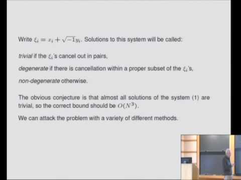 A Tricky Problem on Sums of Two Squares - Enrico Bombieri