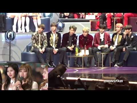 BTS and EXO Reaction to Song Of The Year Speech (TWICE) Jennifer PkDavis