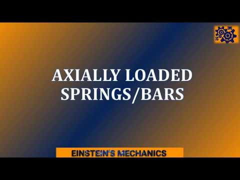 Ep 4 Axially loaded bars/springs- chapter 2 strength of materials