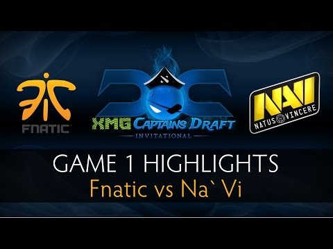 Dota 2 Fnatic vs Na`Vi - Game 1 Highlights - The XMG Captains Draft Invitational