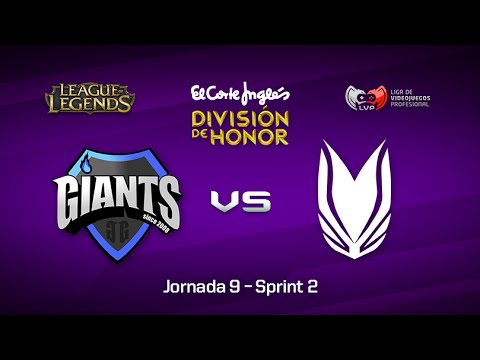 Giants Underdoges vs Celerius - #LoLHonor Jornada 9 Sprint 2, T.8