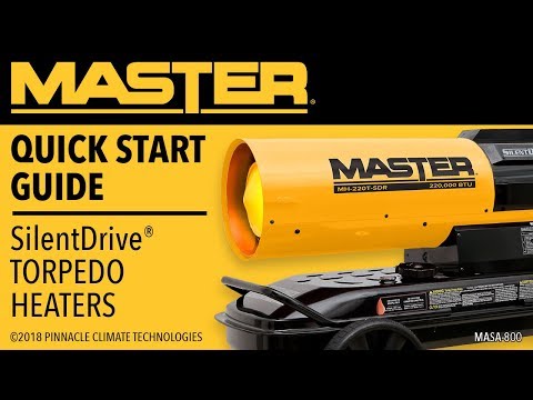 Master SilentDrive® Forced Air Heater Quick Start Guide