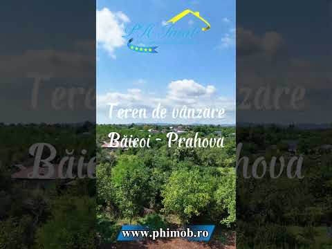 Teren Intravilan de vanzare Baicoi, Prahova — Video