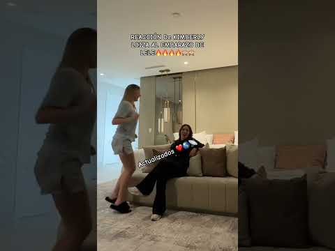 está fué la reacción de Kim a lele darle la noticia de su embarazo😻💃@LelePons@KimberlyLoaiza