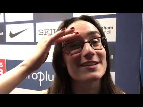 Alyson Bell after UK Indoors gold at 200m and new Scottish Record