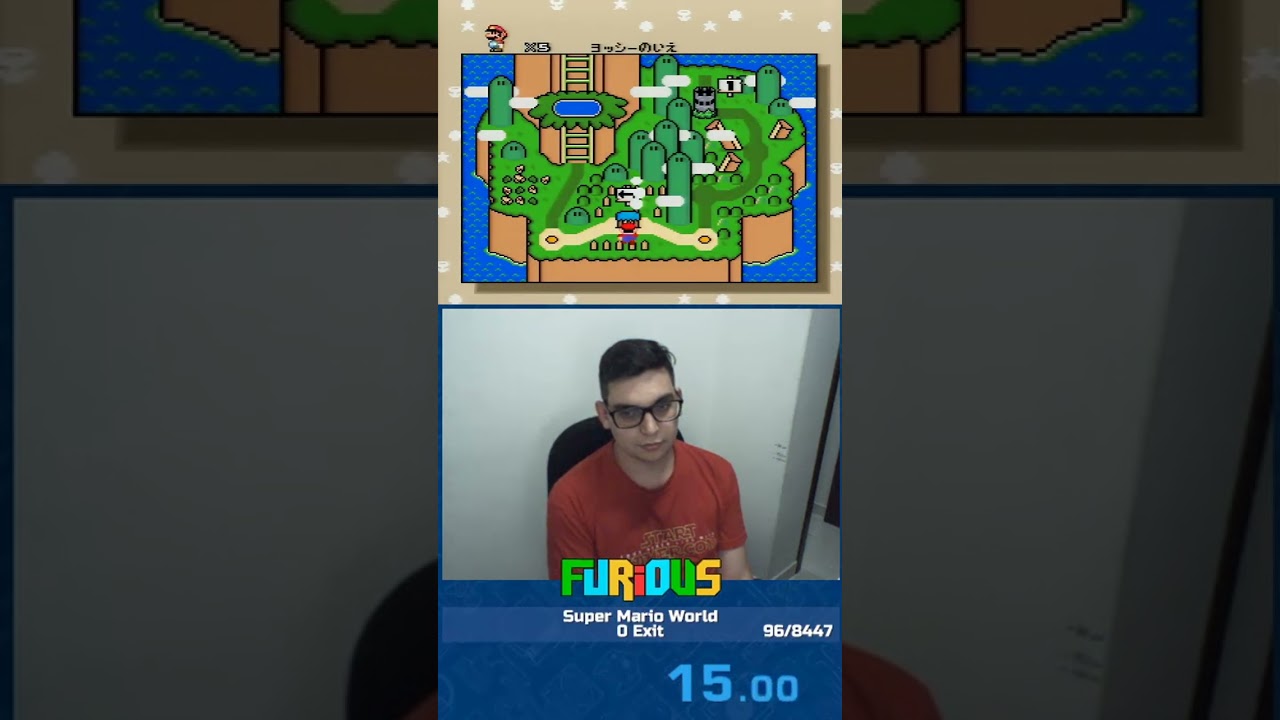 Credits Warp em 41s no Super Mario World!