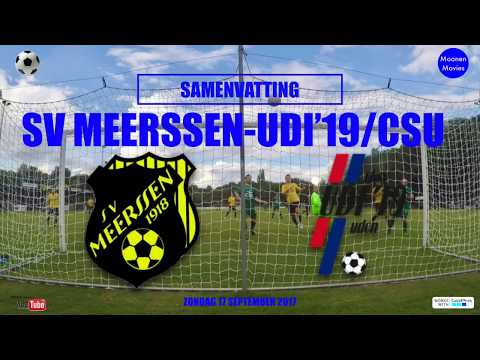 Samenvatting SV Meerssen-UDI'19/CSU 17-09-2017