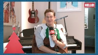 Lee Ryan shares his Christmas memories as he transforms into HELLO!’s Christmas Pudding