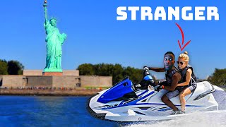 Convincing A Stranger to Jet ski in the OCEAN