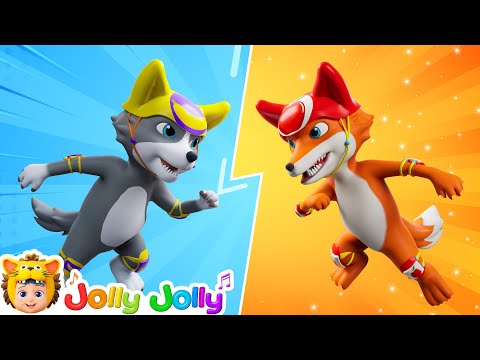 Who will win? 🍎Fruits Songs🍌 | Apples and Bananas | Jolly Jolly - Learn and Play - Nursery Rhymes