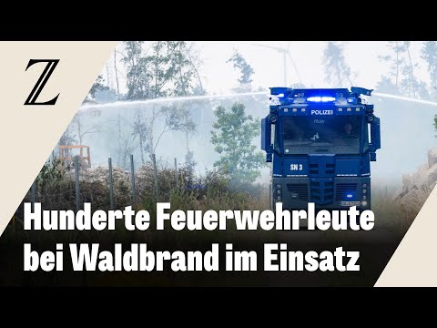 Waldbrand in Sachsen weiterhin nicht unter Kontrolle