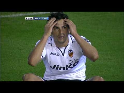 La Liga | Gol de Domínguez (0-1) en el Valencia CF - Rayo Vallecano | 16-12-2012 | J16