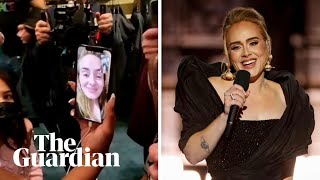 Tearful Adele speaks with fans on FaceTime after cancelling Las Vegas shows