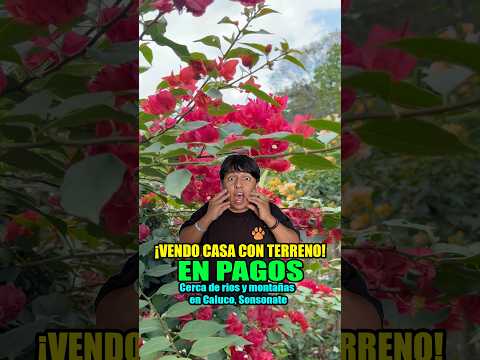Vendo CABAÑA + TERRENO GRANDE cerca de rios y montañas, en Caluco, Sonsonate
