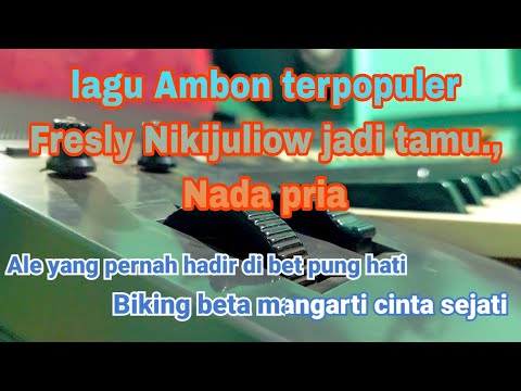JADI TAMU | KARAOKE HD | NADA PRIA | LAGU AMBON
