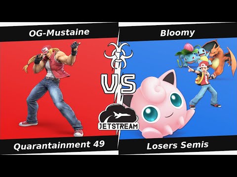 Quarantainment 49 Losers Semis - OG-Mustaine (Terry) Vs. Bloomy (PKM Trainer, Puff) - SSBU
