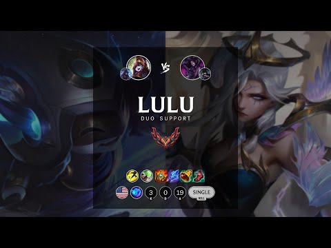 Lulu Support vs Morgana - NA Grandmaster Patch 12.12