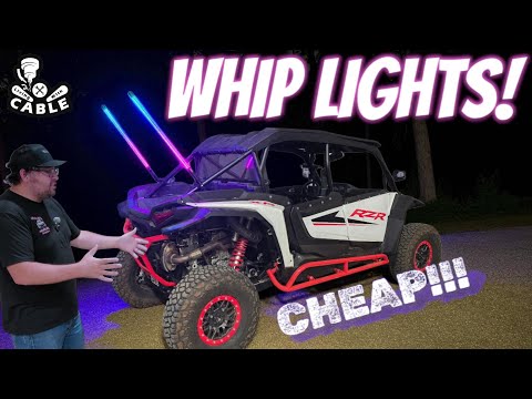 Best Budget Whip Lights You Can Buy! (Install & Review)