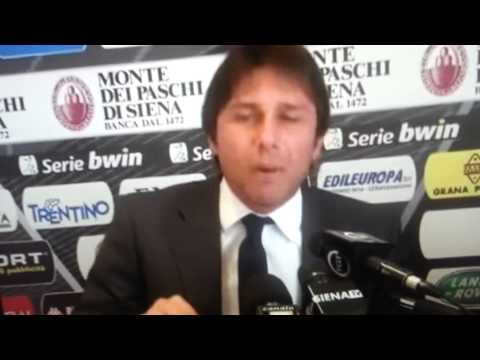 Conte sfogo conferenza stampa pre Modena - Siena