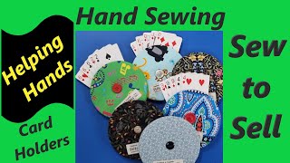DIY Sew to Sell Helping Hands Card Holders Help Children & Arthritis Sufferers to hold playing cards