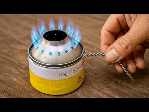 UNLIMITED heat with mini tin stove! 7 free energy ideas!