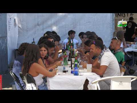 [VIDEO] Ambiente durante el primer día de San Fermín Txikito