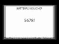 Butterfly Boucher - 5678! 