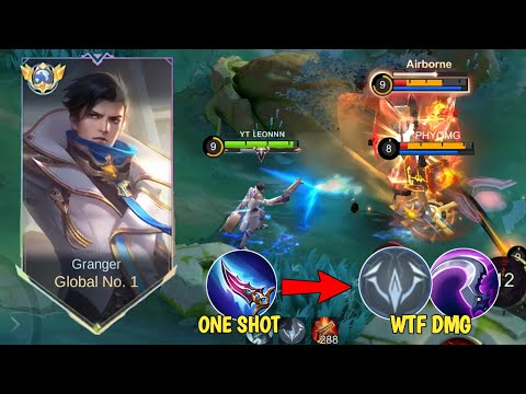 TRYING THIS NEW GRANGER BEST 1 SHOT BUILD & NEW EMBLEM FOR GOLD LANE 2025 🔥