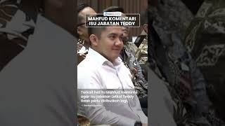 Mahfud MD Blak-Blakan Komentari Isu Seskab Letkol Teddy Didesak Mundur Buntut Adanya RUU TNI
